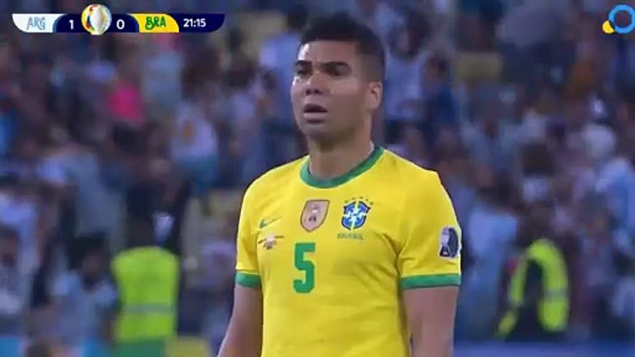 Gol de Di María a Brasil - Relato de Pablo Giralt Copa America Brasil 2021 - Argentina 1 - 0 Brasil