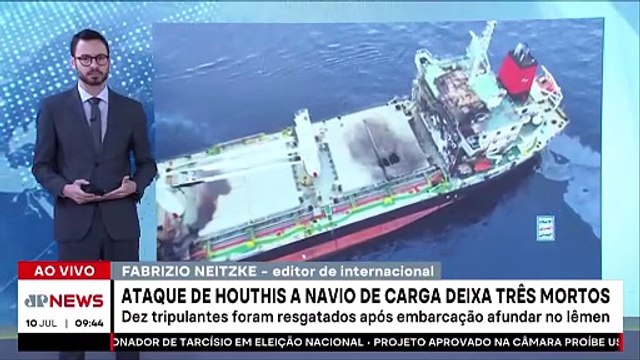 Ataque dos Houthis a navio de carga no Iêmen deixa três mortos