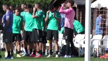 Primer entrenamiento del Betis en El Algarve