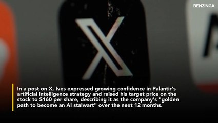 Palantir Could Be The Next Big AI Winner, Says Dan Ives — Sees 12% PLTR Stock Surge