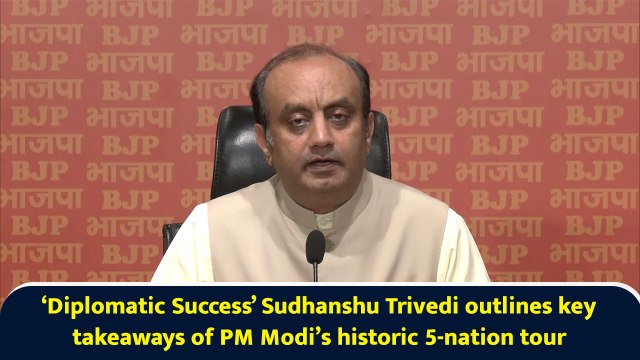 ‘Diplomatic Success’ Sudhanshu Trivedi outlines key takeaways of PM Modi’s historic 5-nation tour