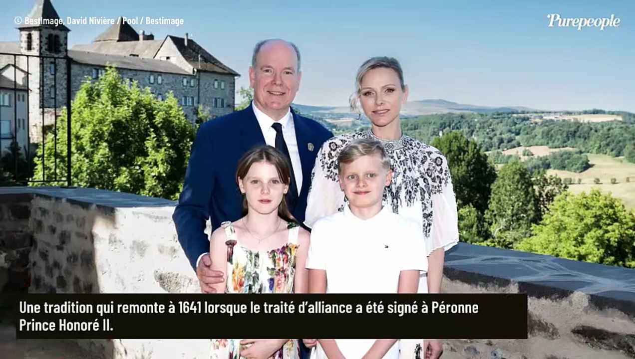 Charlene et le prince Albert de Monaco avec leurs jumeaux Gabriella et Jacques, la jeune princesse mise à l'honneur