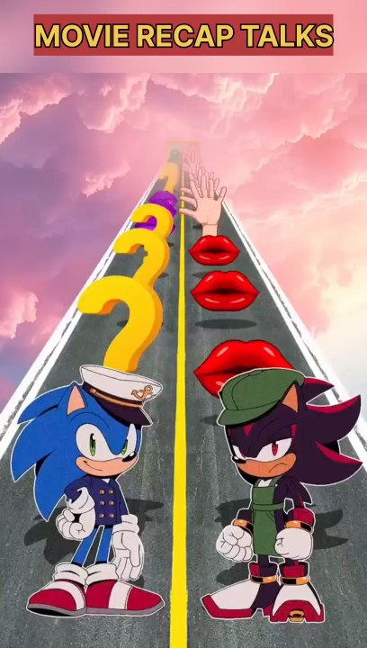 new kiss or slap trend | Sonic run | gaming shorts
