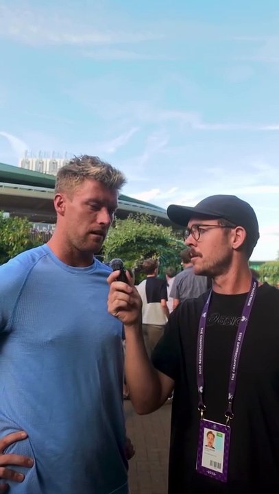 Adam Jones interview at Wimbledon
