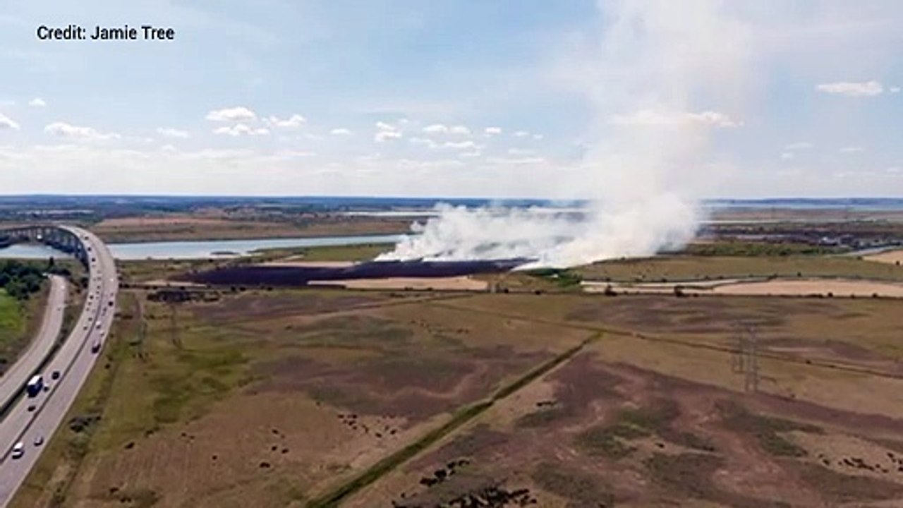 Wildfire breaks out