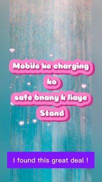 Wall Mounted Mobile Holder | No Drilling | Phone Charging Stand – Just Rs.95 OnlyI