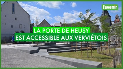 Les travaux de la porte de Heusy à Verviers sont terminés