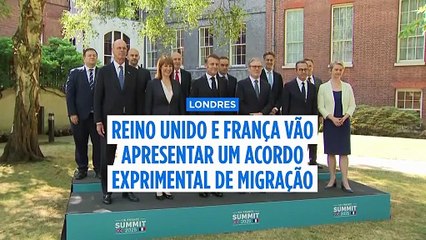 Reino Unido e França vão apresentar um acordo de migração "uma entrada, uma saída"