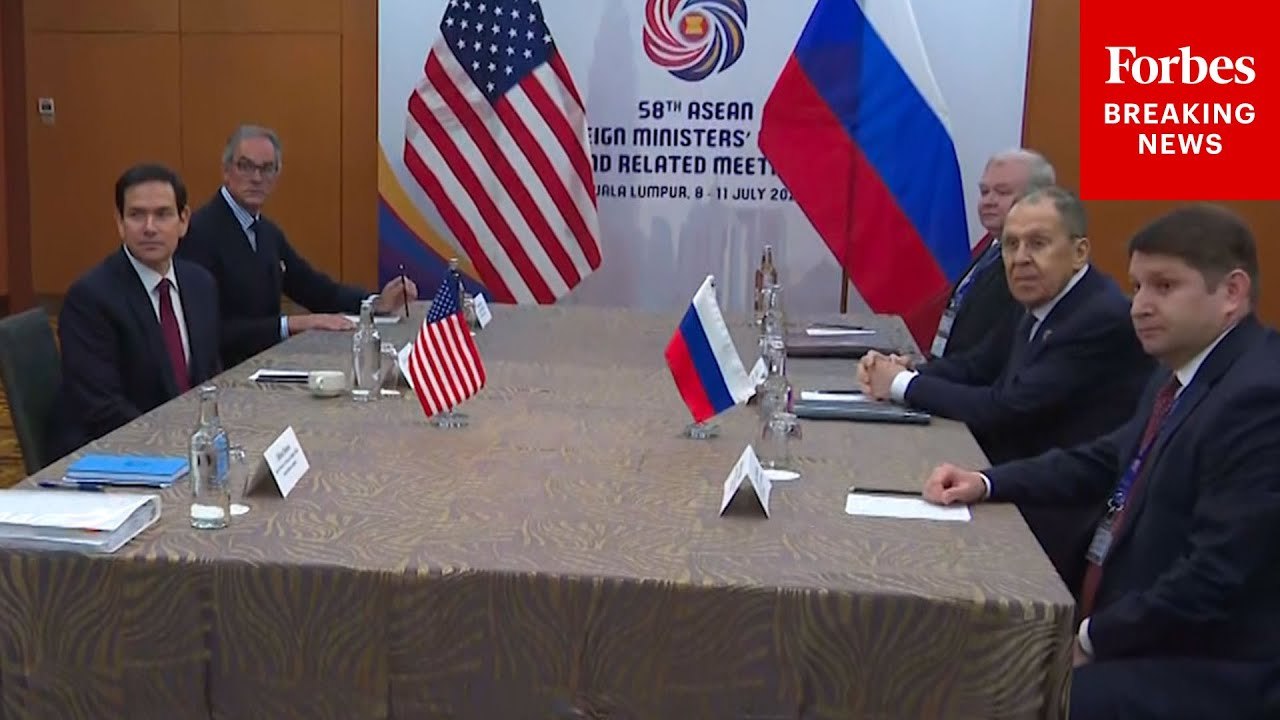 Secretary Of State Rubio Meets With Russian Foreign Minister Sergey Lavrov In Malaysia