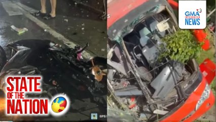 1 patay nang salpukin ng kotse ang isang motorsiklo; nakabanggang driver, nakainom umano | SONA