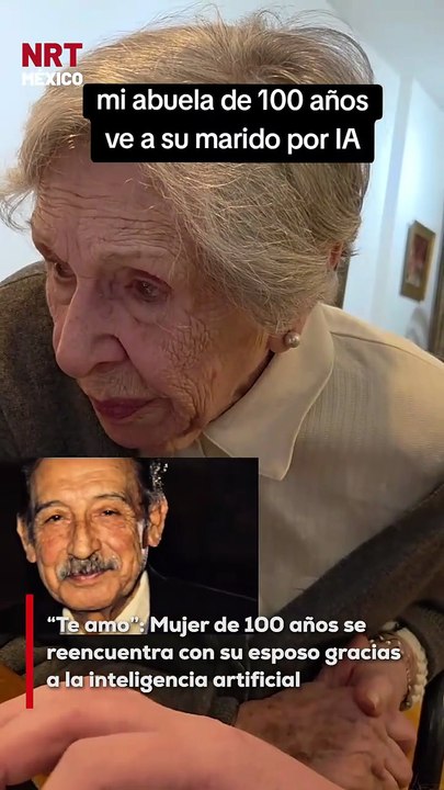 Una emotiva historia ha conmovido a miles en redes sociales: una mujer de 100 años pudo ver de nuevo el rostro de su esposo fallecido gracias a una recreación digital realizada con inteligencia artificial.