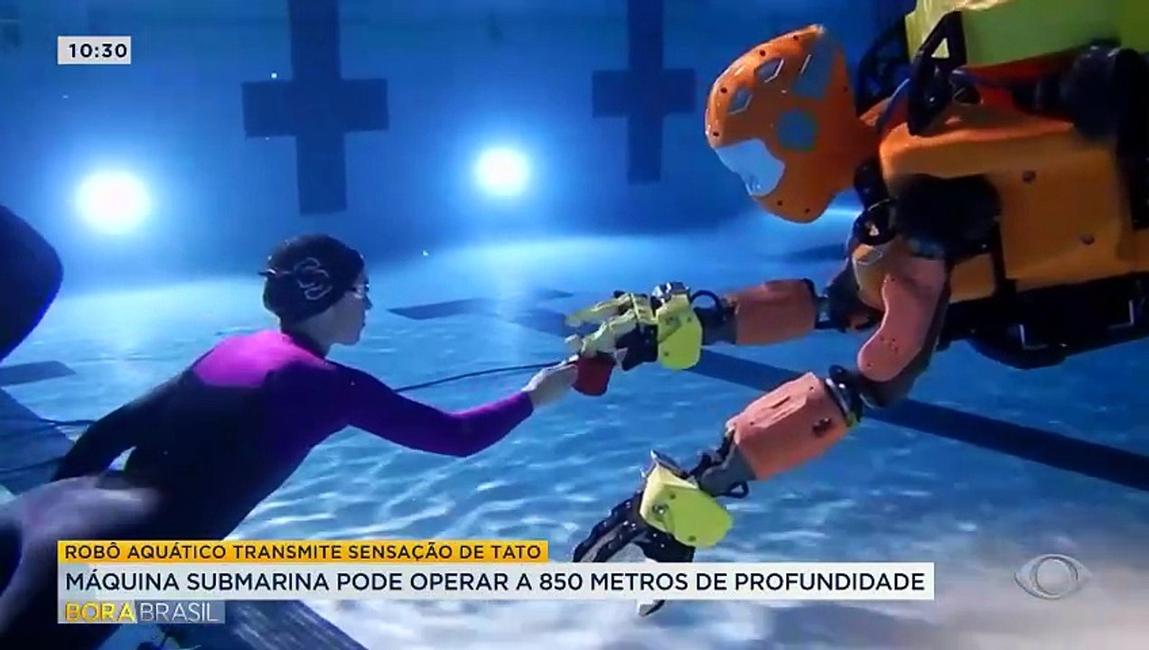 Máquina submarina pode operar a 850 metros de profundidade