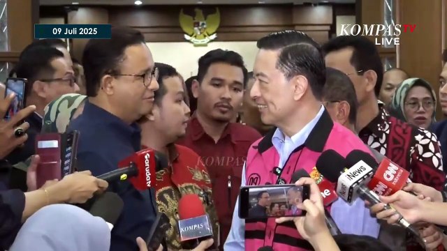 [FULL] Kata Anies dan Refly Harun Usai Tom Lembong Baca Pleidoi di Sidang Kasus Korupsi Impor Gula