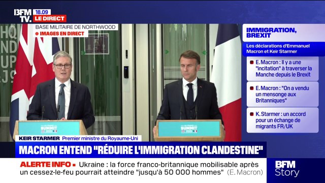 Immigration clandestine entre la France et le Royaume-Uni: C'est notre responsabilité à tous les deux , estime Keir Starmer (Premier ministre britannique)