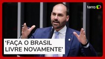 Eduardo Bolsonaro pede que brasileiros agradeçam Trump após tarifaço de 50% contra o Brasil