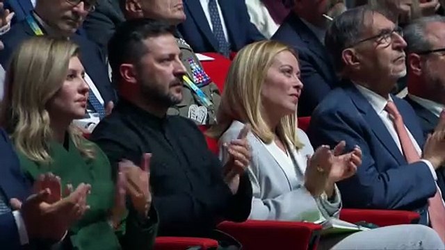 Zelenski reclama un Plan Marshall y los activos rusos congelados para reconstruir Ucrania