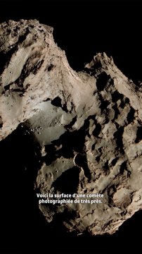 Les photos les plus nettes jamais prises de la surface d’une comète 😍