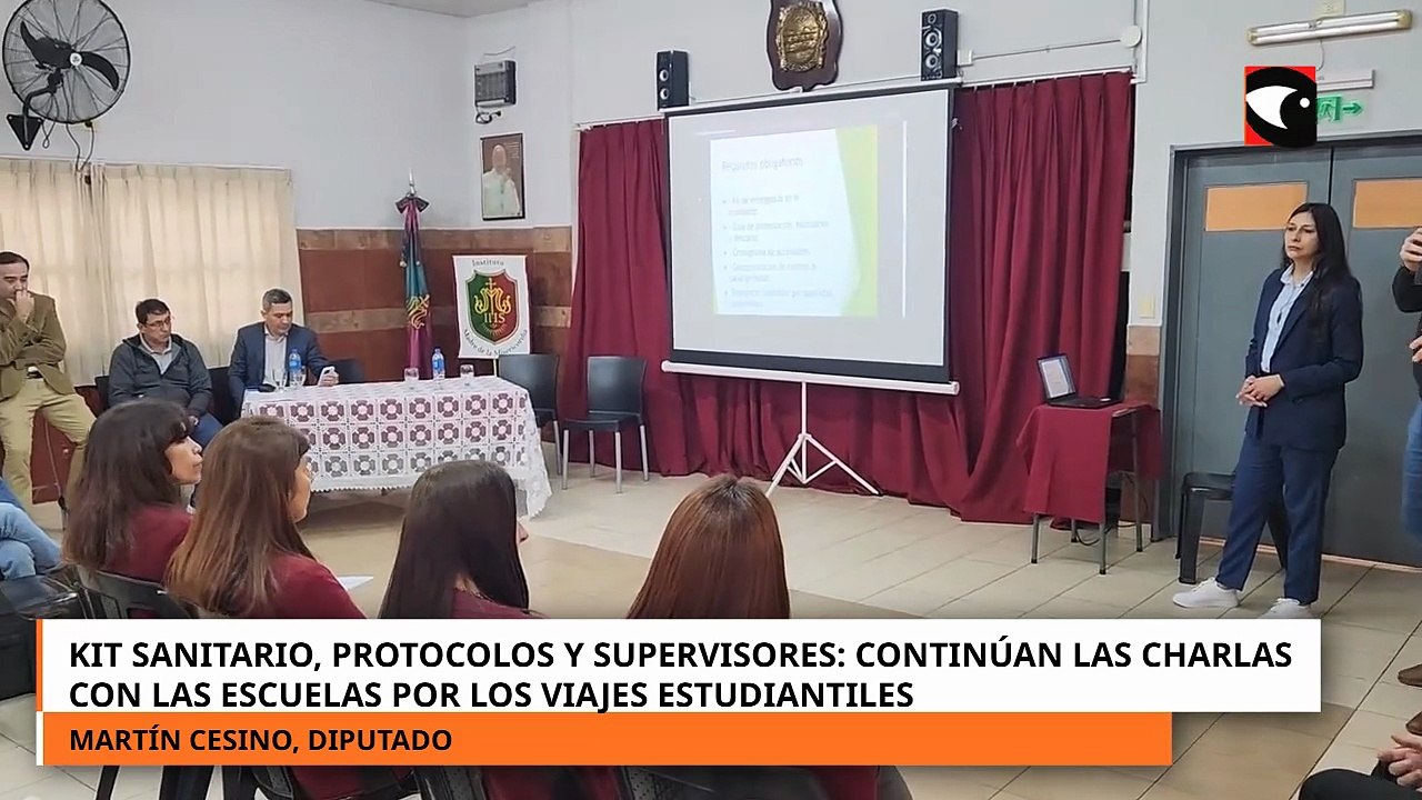 Kit sanitario, protocolos y supervisores: continúan las charlas con las escuelas de Misiones por los viajes estudiantiles