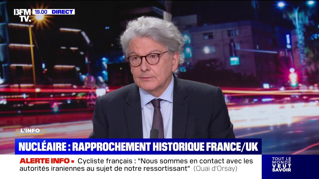 Nucléaire: "Ce qui est historique, c'est qu'on va rétablir des ponts stratégiques, très importants avec la Grande-Bretagne", estime Thierry Breton