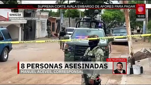 Sinaloa registra 8 homicidios en un solo día; 5 fueron en Culiacán