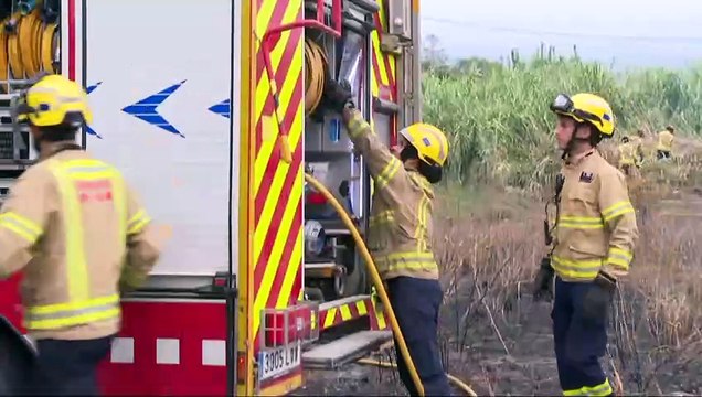 Muere un auxiliar del EPAF de Bombers que trabajaba en el incendio de Paüls (Tarragona)