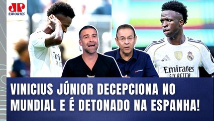 "O Vinicius Júnior tá SENDO DETONADO!!! Um JORNAL FALOU que..." Astro do Real Madrid MAL no Mundial!