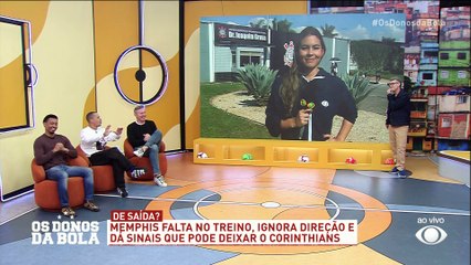 Souza brinca com falta de Memphis em treino: “O carro estava sem gasolina”