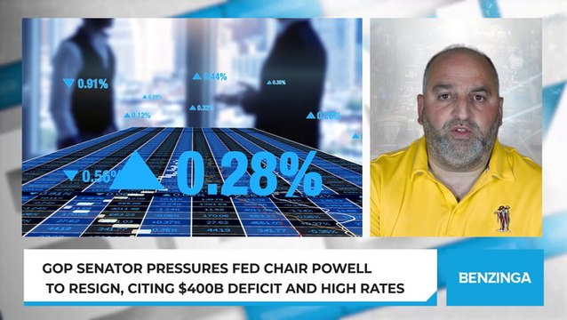 GOP Senator Pressures Fed Chair Powell To Resign, Citing $400B Deficit And High Rates
