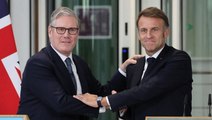Emmanuel Macron blames Brexit for migrant crisis as Starmer agrees deal