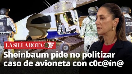 Tensión México-El Salvador por avioneta: Sheinbaum pide no politizar caso