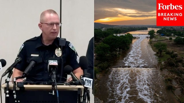 Officials In Texas Provide An Update On The Search For Missing Persons Following Flooding