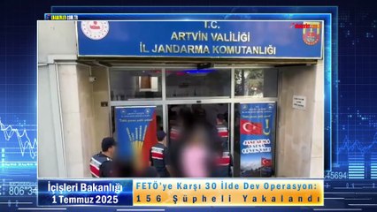 FETÖ’ye Karşı 30 İlde Dev Operasyon: 156 Şüpheli Yakalandı