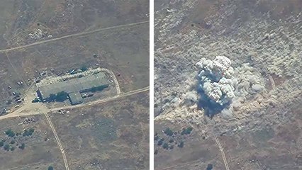 Russische Iskander-raket vernietigt Oekraïense marinebasis in Nikolaev