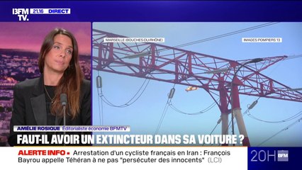 Incendies: faut-il imposer la présence d'un extincteur dans chaque voiture?