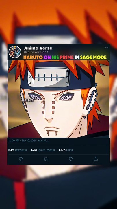 NARUTO ON HIS PRIME IN SAGE MODE💀🔥  #goku #foryoupage #foryou #anime #viral #grow #fyp