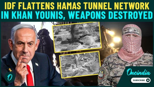 IDF OBLITERATES Hamas' Massive 500-Meter Tunnel; VIDEO Shows Moment Gaza Tunnel is Bombed by Israel