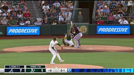 Marcell Ozuna con el cuadrangular solitario