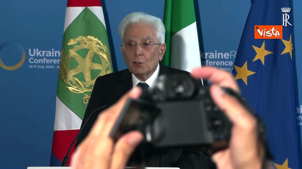 Ricostruzione Ucraina, Mattarella: Ue è per un mondo libero e contro ogni sopraffazione