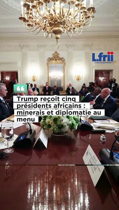 Trump reçoit cinq présidents africains : minerais et diplomatie au menu