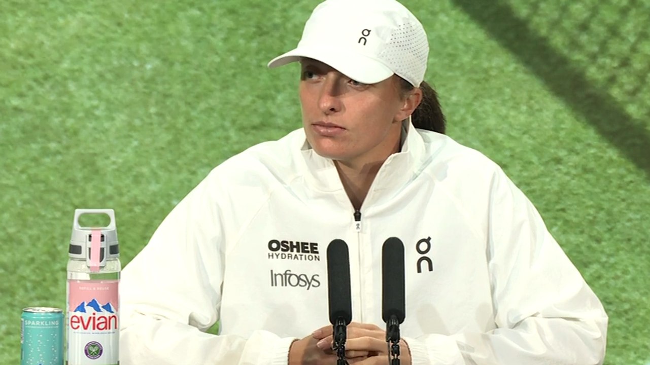 Wimbledon 2025 - Iga Swiatek : "Amanda est l’une de ces joueuses qui a continué d’aller de l’avant dans ces situations difficiles"