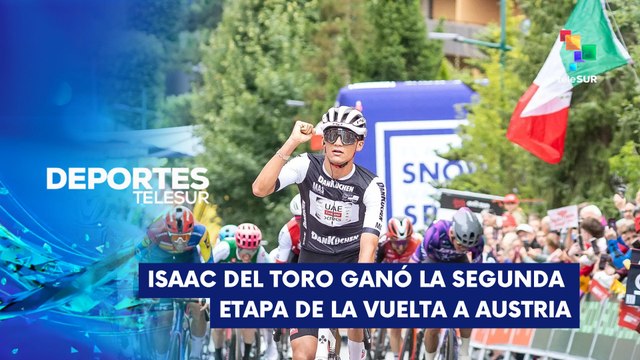 Isaac del Toro destaca en segunda etapa del Tour de Austria 2025 DEPORTES TELESUR 10-07-2025