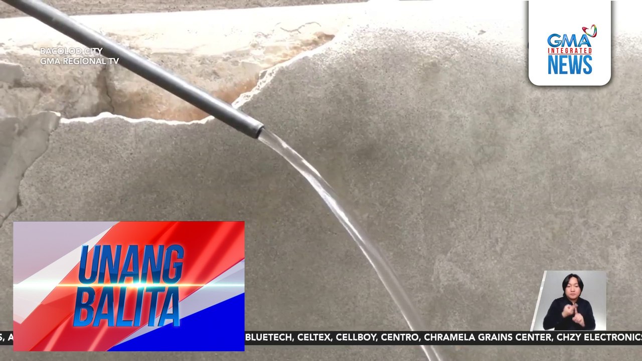 Kakulangan sa supply ng malinis na tubig, problema sa ilang lugar sa Bacolod City | Unang Balita