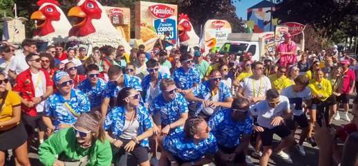 Tour de France chorée caravane publicitaire