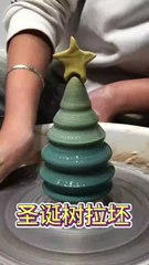 Christmas Tree Pottery Making