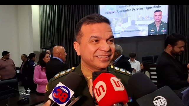 Câmara condede título de cidadão honorário ao coronel Figueiredo