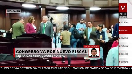 Congreso de Michoacán se prepara para iniciar el proceso de selección del nuevo fiscal estatal