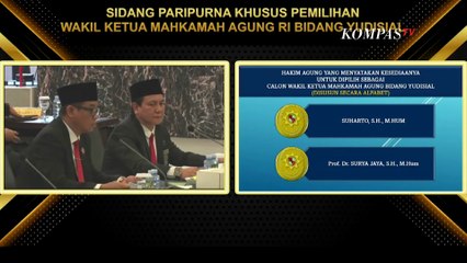 Suharto Terpilih Menjadi Wakil Ketua MA Bidang Yudisial Periode 20252030 | MA NEWS