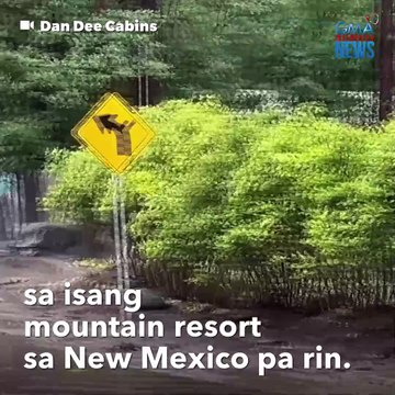 NEW MEXICO FLOODING — Buong bahay, tinangay ng rumaragasang baha! | GMA Integrated Newsfeed