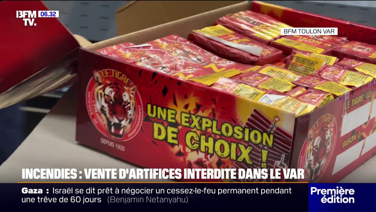 Incendies: la vente d'engins pyrotechniques interdite dans le Var en vue du 14-Juillet