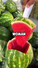 If a woman ate watermelon she would have a flatter stomach #health